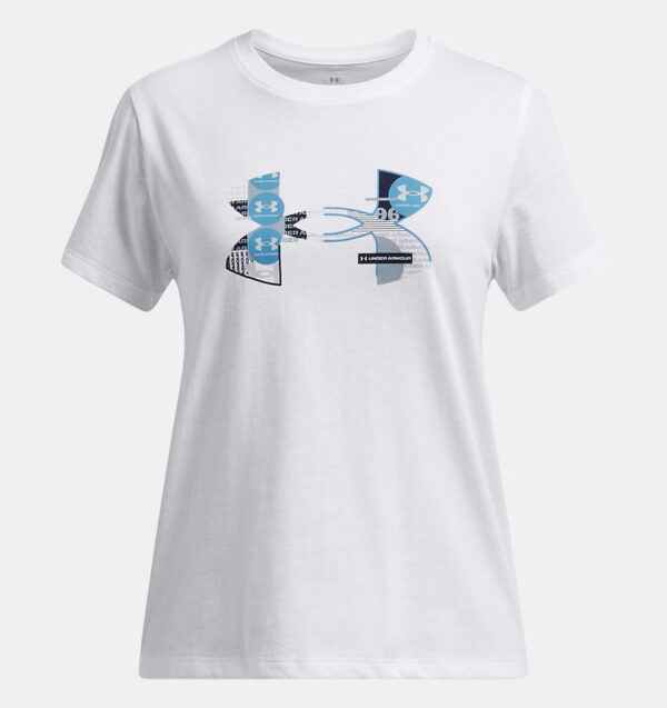 Girls' T-shirt Under Armour Big Logo UA Fill SS