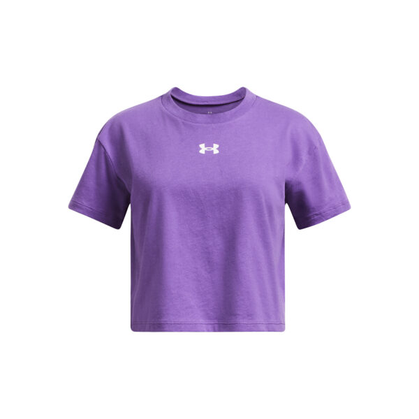 Girls' T-shirt Under Armour CROP SPORTSTYLE LOGO SS