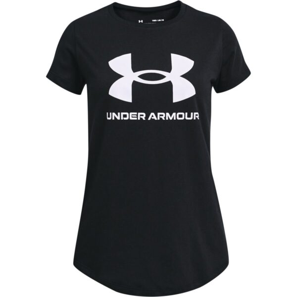 Girls' T-shirt Under Armour Live Sportstyle Graphic SS - black