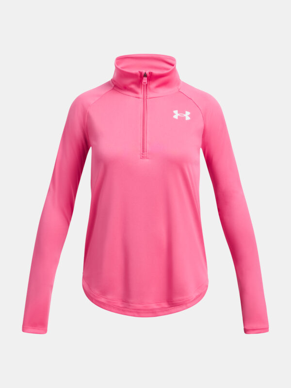 Girls' T-shirt Under Armour Tech Graphic 1/2 Zip - Girls