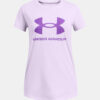 Girls' T-shirt Under Armour UA G SPORTSTYLE LOGO SS-PPL - Girls