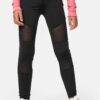 Girls' Tech Mesh Leggings Black