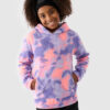 Girls' fleece sweatshirt 4F
