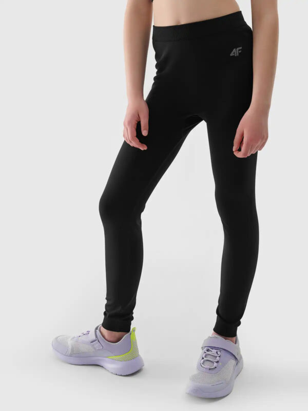 Girls' functional leggings 4F