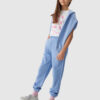 Girls' jogger sweatpants 4F - denim