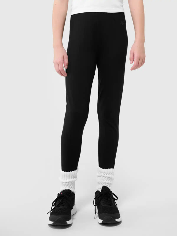 Girls' leggings 4F