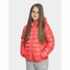 Girls' quilted jacket 4F
