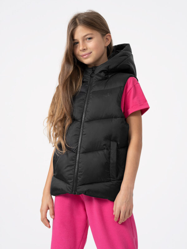 Girls' quilted vest