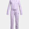 Girls' set Under Armour UA Icon Knit Crop Tracksuit-PPL - Girls