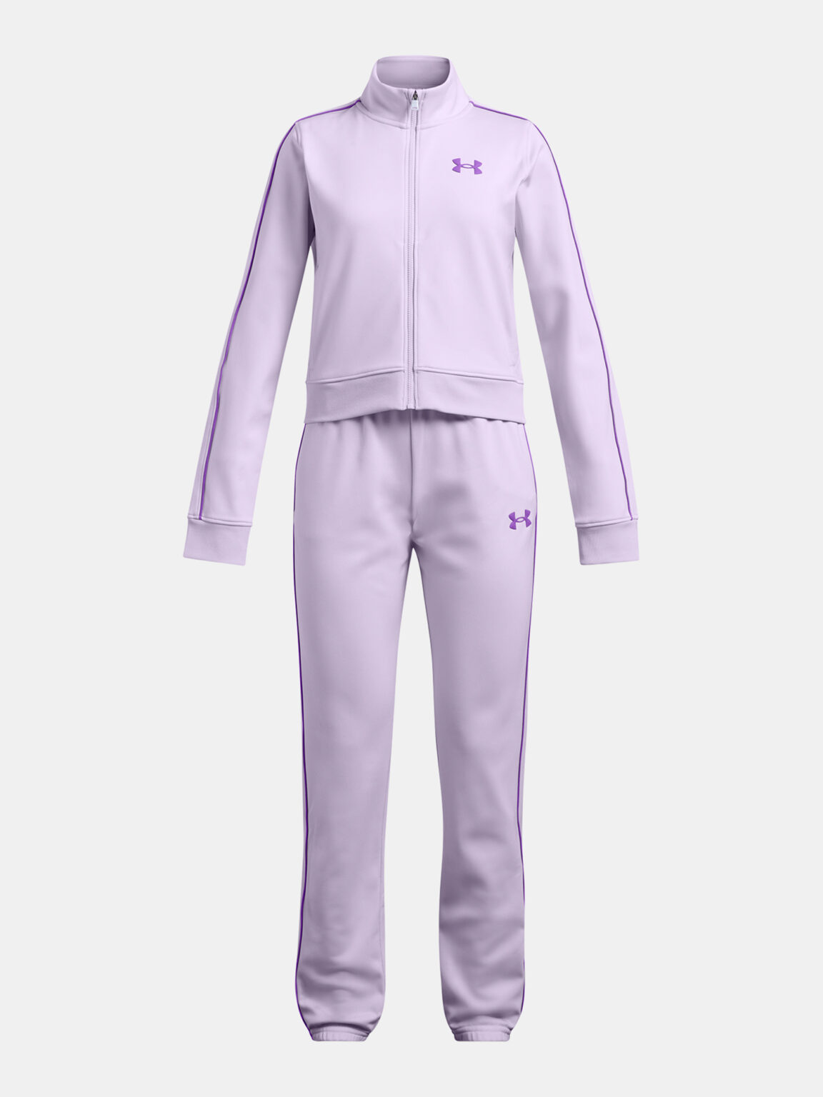 Girls' set Under Armour UA Icon Knit Crop Tracksuit-PPL - Girls