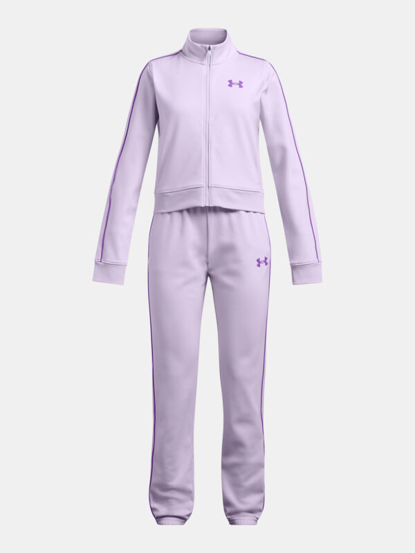 Girls' set Under Armour UA Icon Knit Crop Tracksuit-PPL - Girls