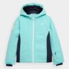 Girls' ski jacket 4F
