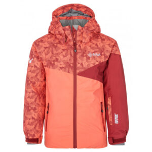 Girl's ski jacket Kilpi SAARA-JG dark red