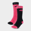 Girls' ski socks 4F
