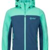 Girls' softshell jacket Kilpi RAVIA-JG turquoise