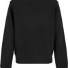 Girl's sweatshirt Light Terry Crewneck black