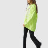 Girls' sweatshirt without fastening and with hood 4F - yellow