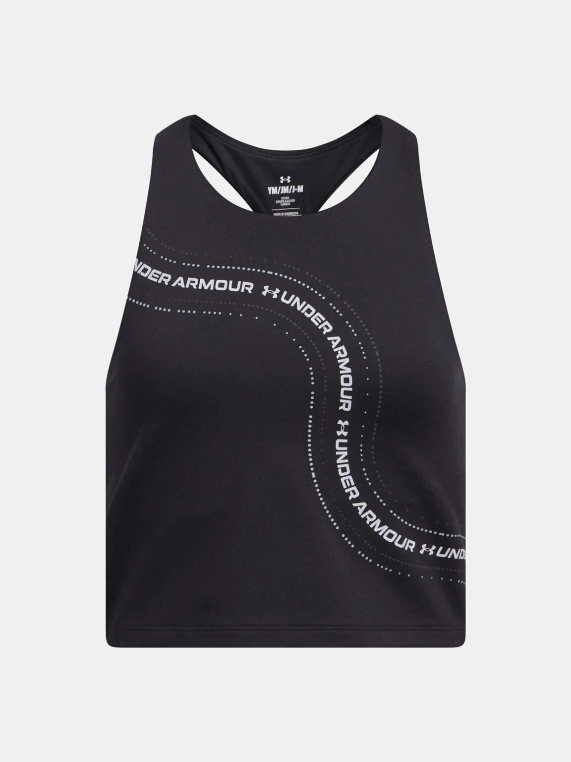 Girls' tank top Under Armour G Motion Branded Crop Tank