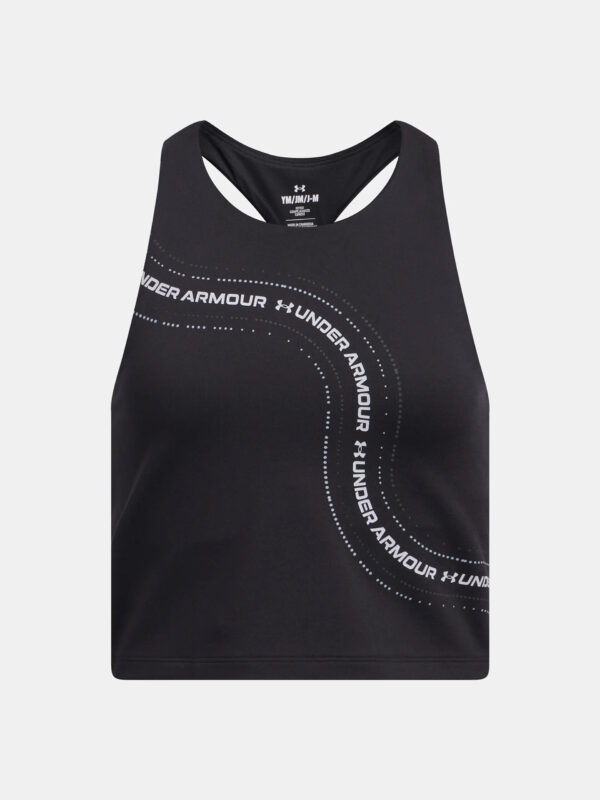 Girls' tank top Under Armour G Motion Branded Crop Tank