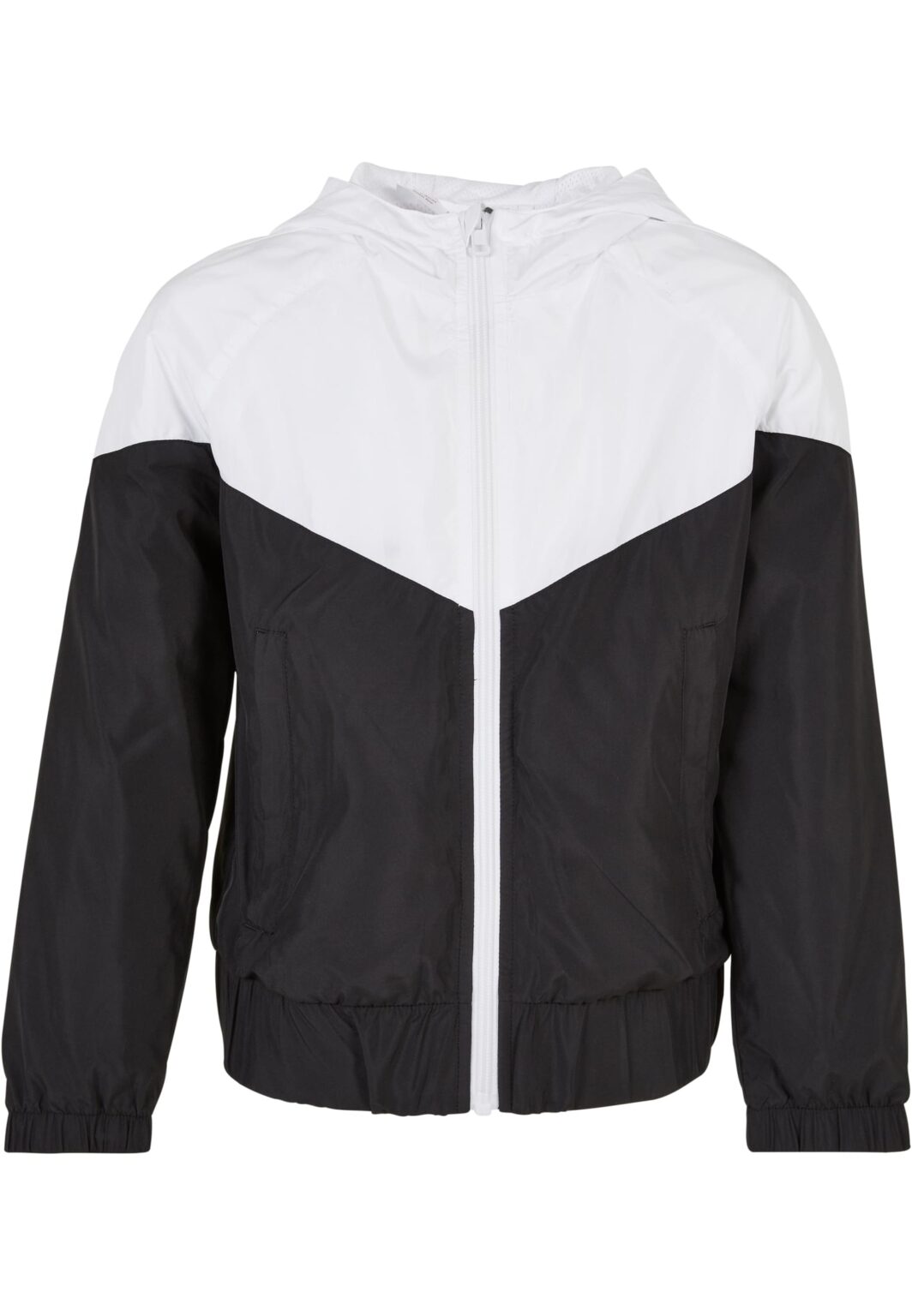 Girl's windbreaker Arrow white/black