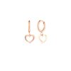 Glimmer Rose Gold Earrings
