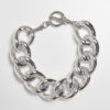 Glittering Chain Bracelet - Silver Color