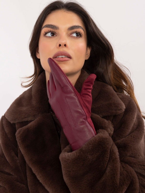 Gloves-AT-RK-239804.86-burgundy