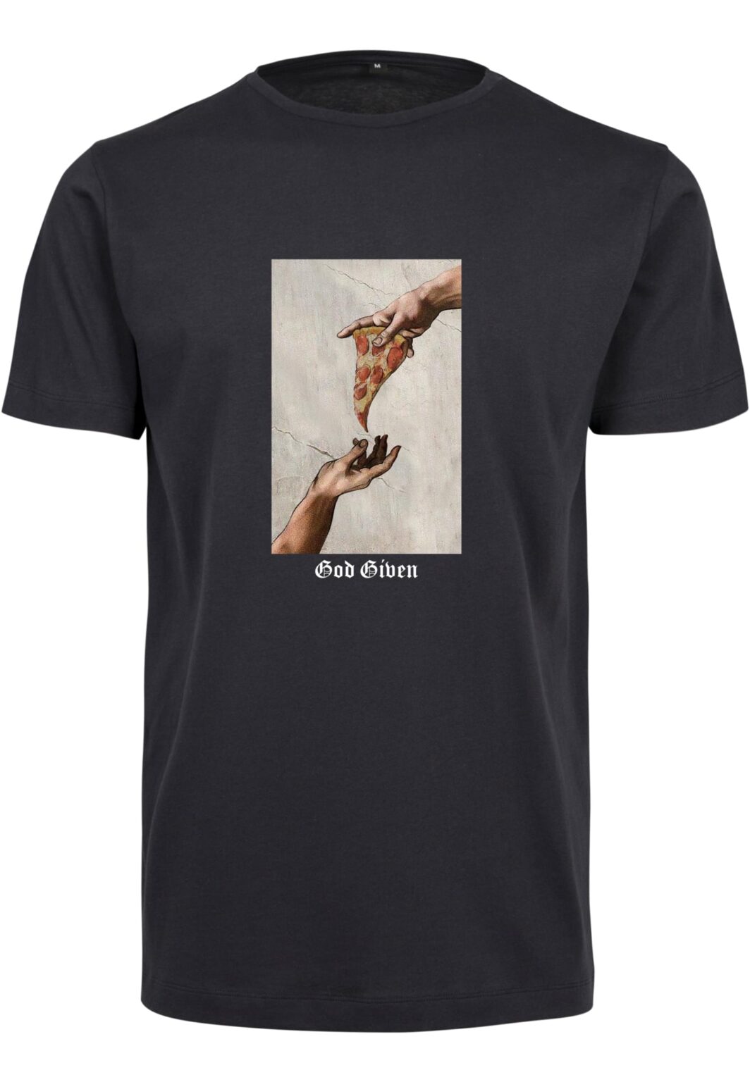 God Given Pizza Tee Navy
