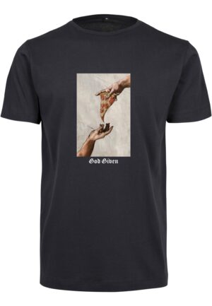 God Given Pizza Tee Navy