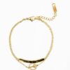 Gold plated bracelet Yups dbi0471. R06