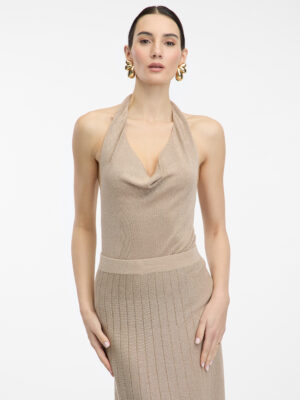Gold women's neck top ORSAY - Women's