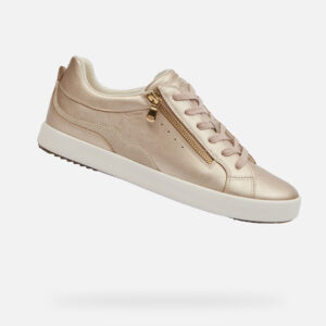 Gold women's sneakers Geox Blomiee - Women's