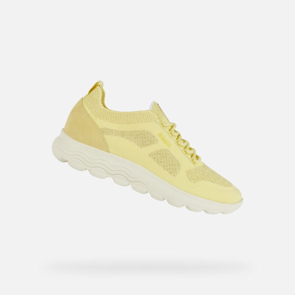 Gold women's sneakers Geox Spherica - Women's