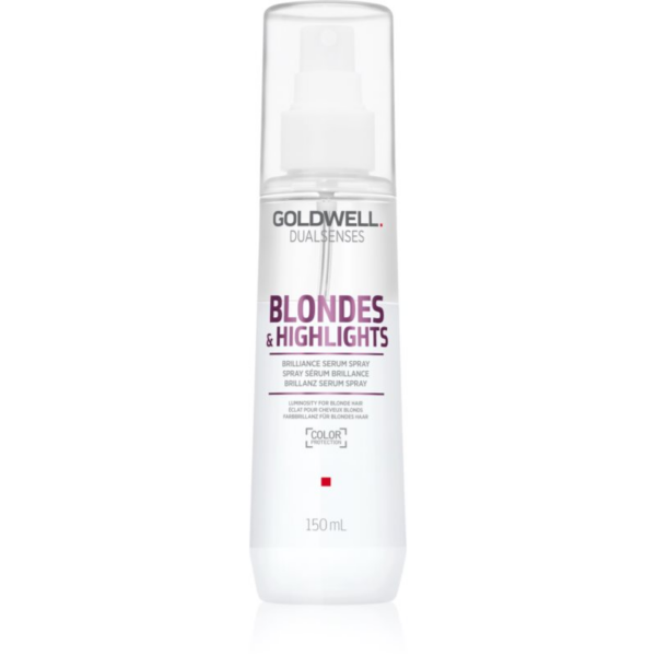 Goldwell Dualsenses Blondes & Highlights leöblítést nem igénylő szérum spray formában a szőke és melírozott hajra 150 ml-Eredeti
