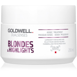 Goldwell Dualsenses Blondes & Highlights regeneráló maszk semlegesíti a sárgás tónusokat 200 ml-Eredeti