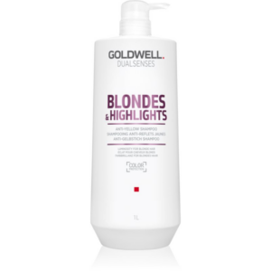 Goldwell Dualsenses Blondes & Highlights sampon szőke hajra semlegesíti a sárgás tónusokat 1000 ml-Ár