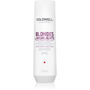 Goldwell Dualsenses Blondes & Highlights sampon szőke hajra semlegesíti a sárgás tónusokat 250 ml-Eredeti