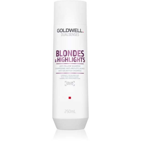 Goldwell Dualsenses Blondes & Highlights sampon szőke hajra semlegesíti a sárgás tónusokat 250 ml-Eredeti