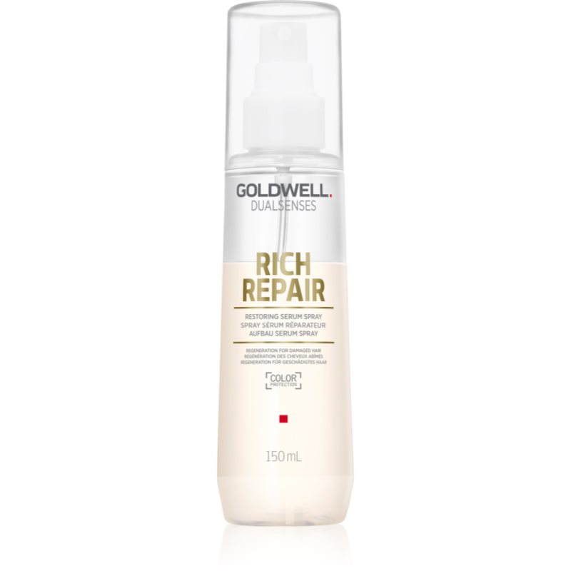 Goldwell Dualsenses Rich Repair leöblítést nem igénylő szérum spray formában a károsult hajra 150 ml-Eredeti