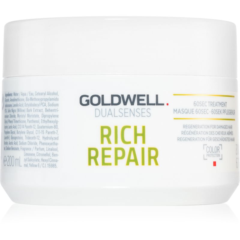 Goldwell Dualsenses Rich Repair maszk száraz és sérült hajra 200 ml-Eredeti