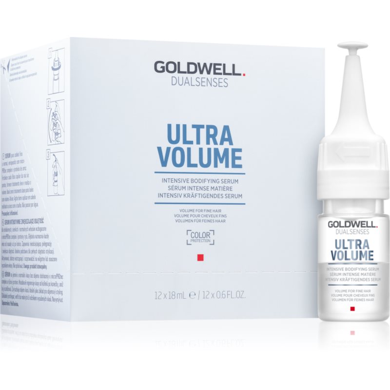 Goldwell Dualsenses Ultra Volume leöblítést nem igénylő szérum a finom hajért 12x18 ml-Eredeti