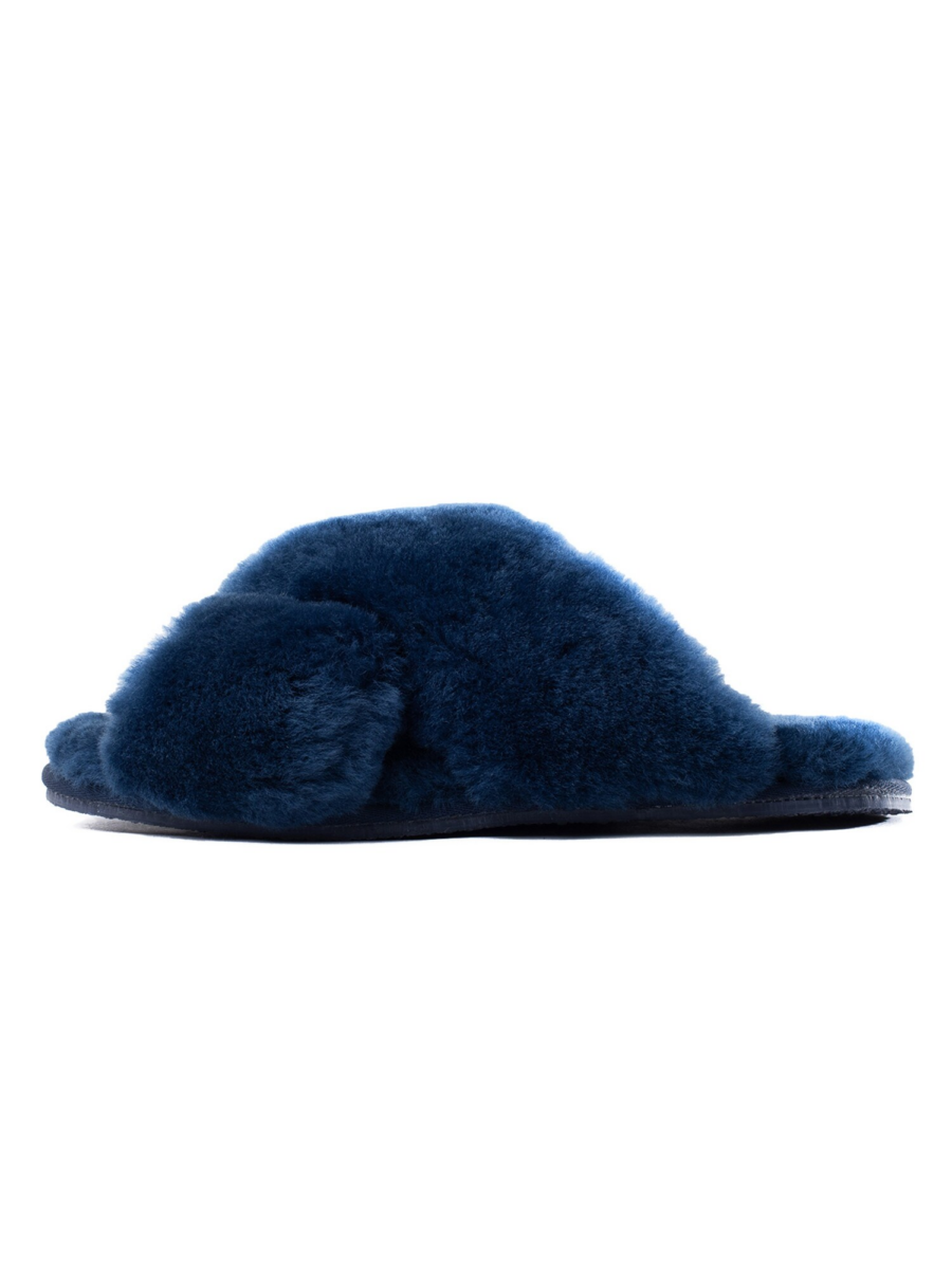 Gooce Házi cipő 'Furry'  tengerészkék-Ár