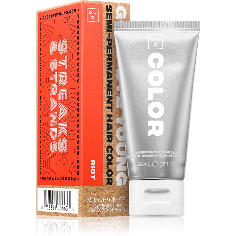 Good Dye Young Semi-Permanent Hair Colour féltartós hajfesték árnyalat Riot 59.1 ml