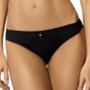 Gorteks Carla smooth thong black