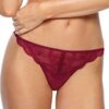 Gorteks Charlize soft lace thong dark re