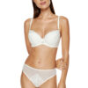 Gorteks Cherie embroidered push-up bra crea