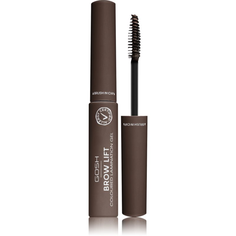 Gosh Brow Lift szemöldök korrekciós gél árnyalat 002 Dark Brown 6 ml-Ár
