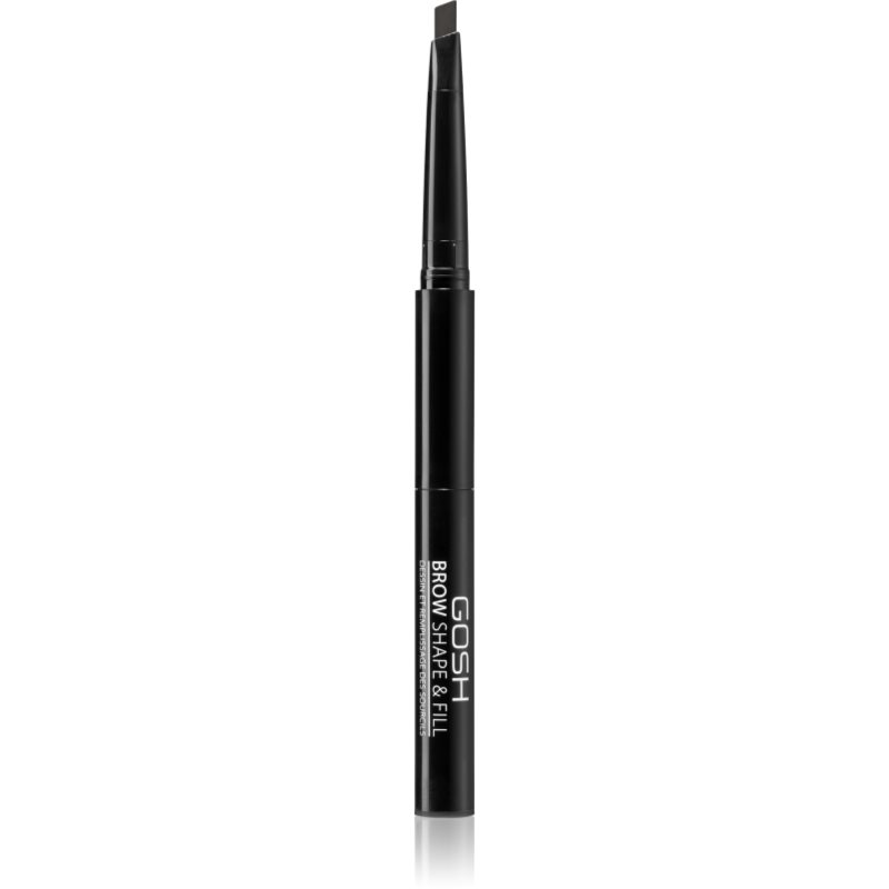 Gosh Brow Shape & Fill Kétoldalú szemöldök ceruza árnyalat 002 Greybrown 0.5 g-Eredeti