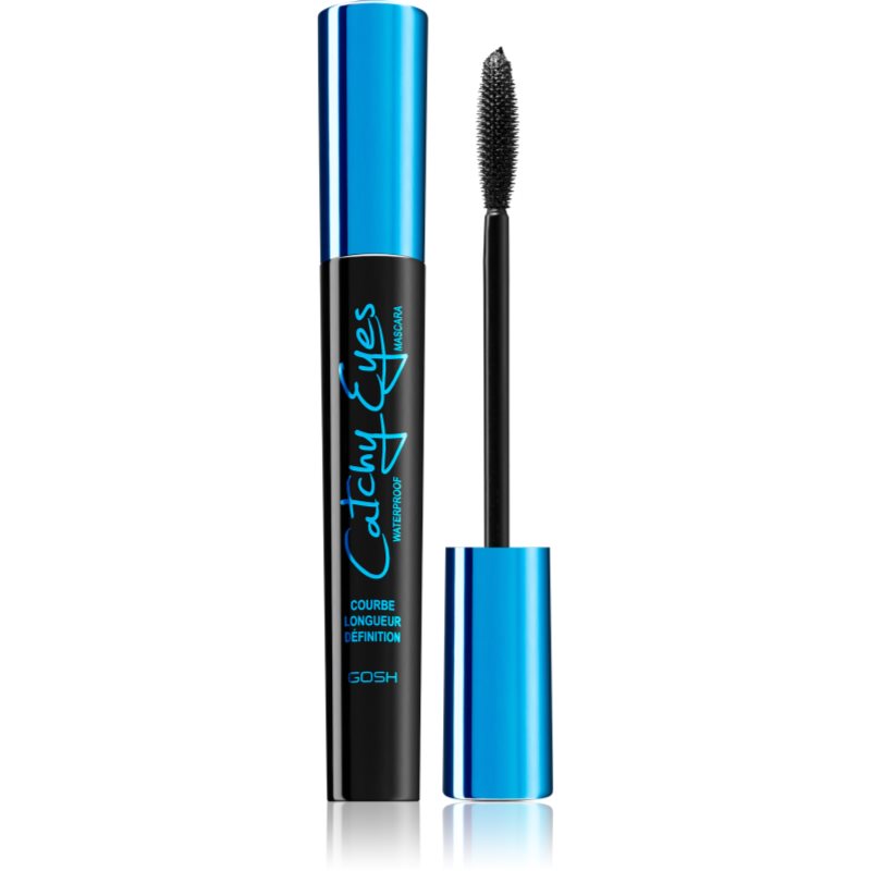 Gosh Catchy Eyes vizálló szempillaspirál a hosszabb pillákért árnyalat 001 Black 8 ml-Eredeti