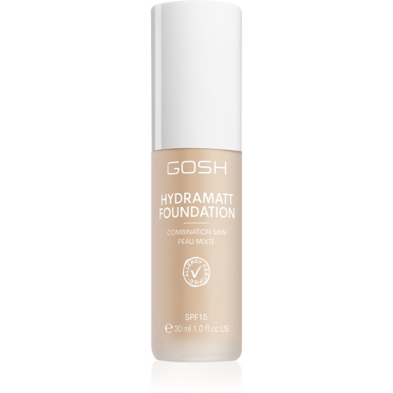Gosh Hydramatt könnyű hidratáló alapozó matt hatással árnyalat 004R Light 30 ml-Ár